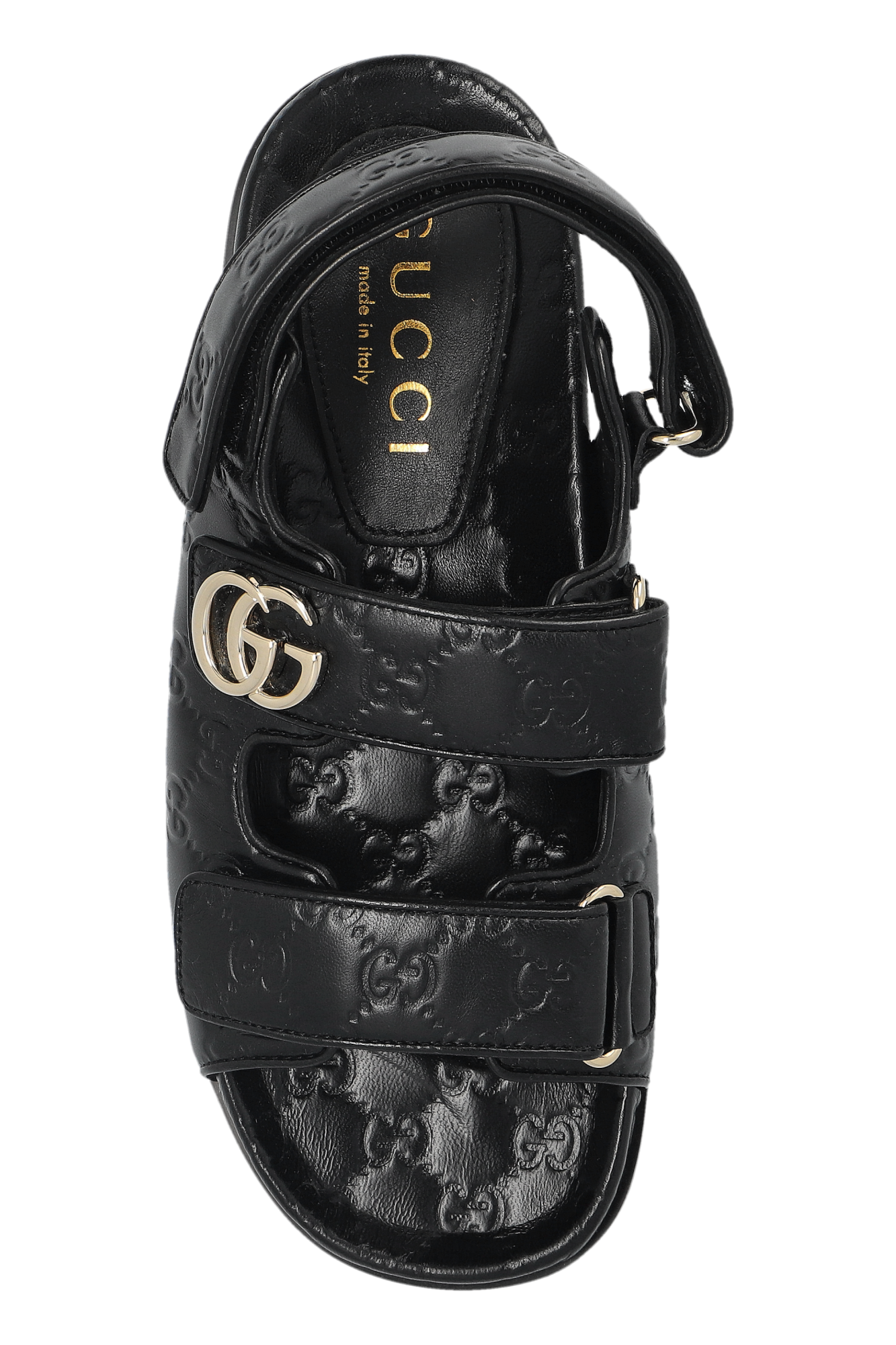 GUCCI＊BLACK LEATHER SANDALS/26㎝ Black Leather sandals Gucci - Vitkac Italy